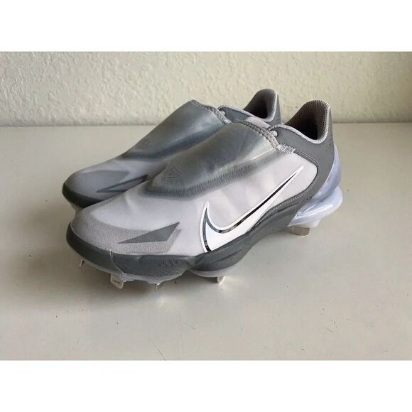 Nike Force Zoom Trout 8 Pro Metal Baseball Cleats Men’s Sz 8 Gray CZ5915-001 - Picture 1 of 10
